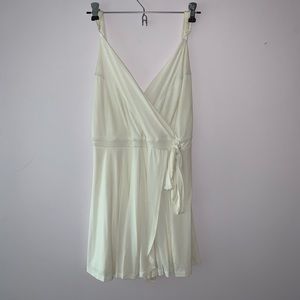 White romper dress